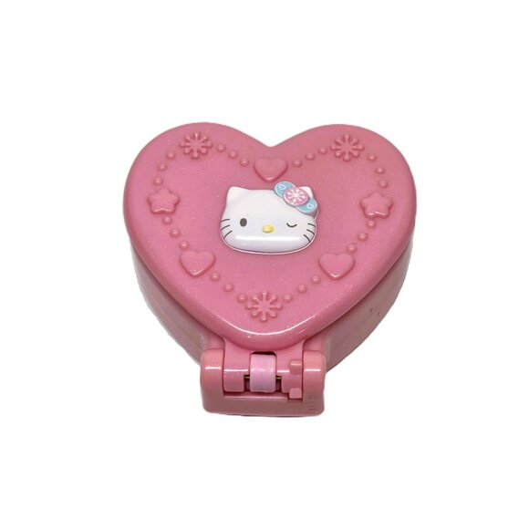 Vtg Sanrio Hello Kitty Pop-Up Folding Hair Brush Compact Mirror 2002 McDonalds - Picture 1 of 6